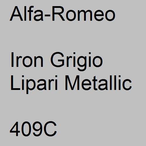 Alfa-Romeo, Iron Grigio Lipari Metallic, 409C.